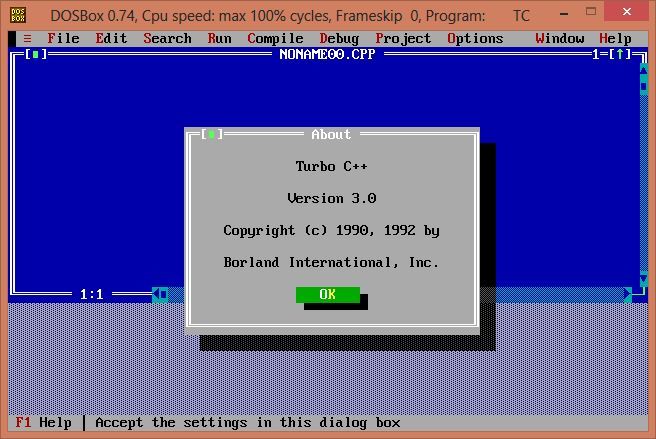 install turbo c compiler for windows 10